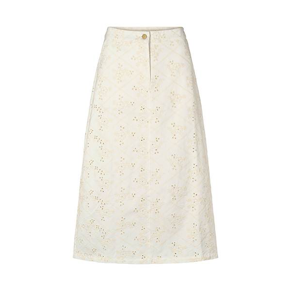 Rue De Femme Beryl Nederdel White