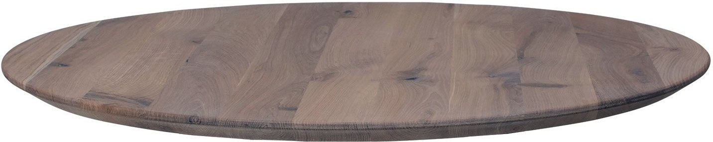 Rund Plankebordplade House Of Sander Boston Egetræ Grå ø80 Cm