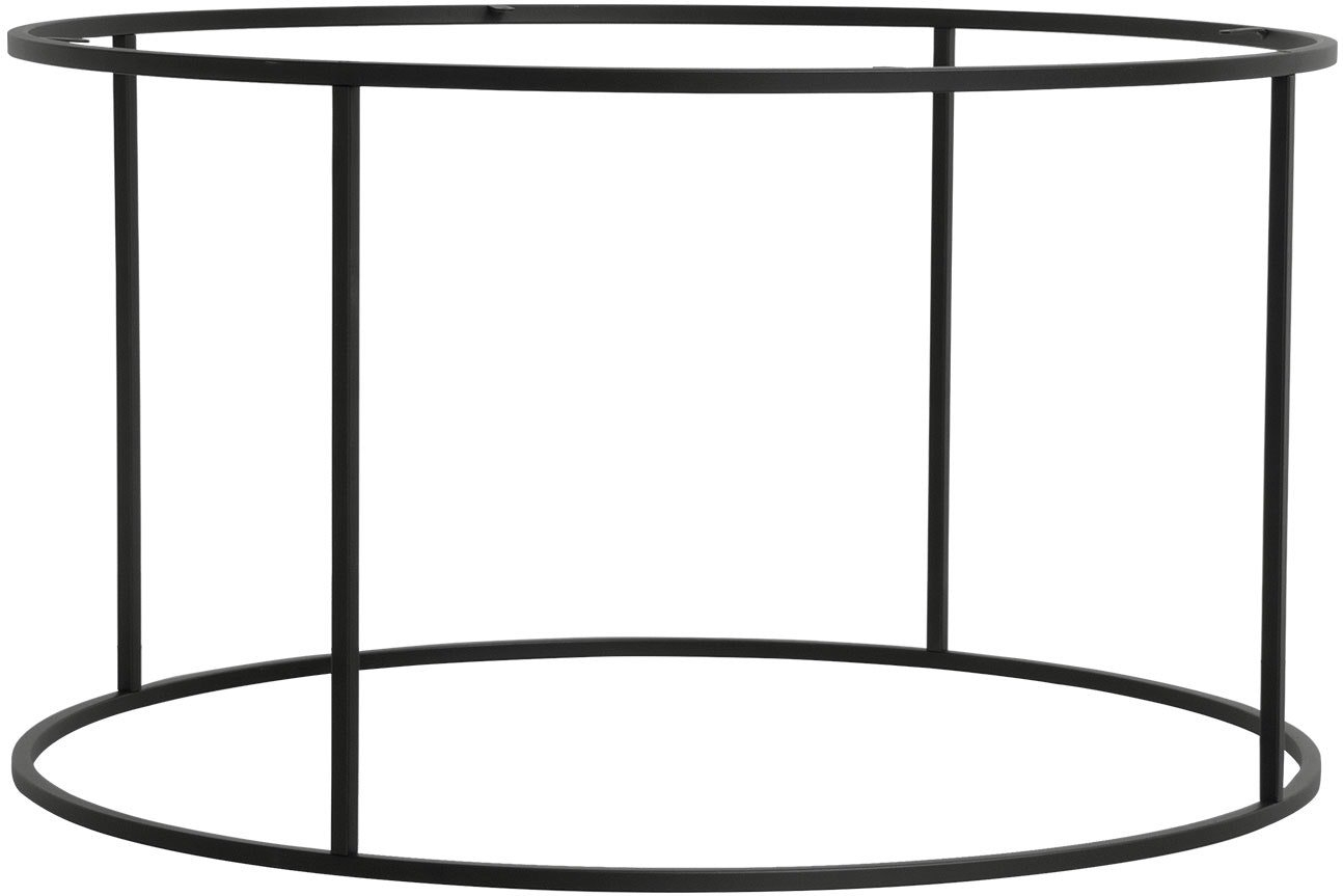 Rundt Metalbordstel Til Sofabord House Of Sander Circaframe ø80 H45 Cm Sort