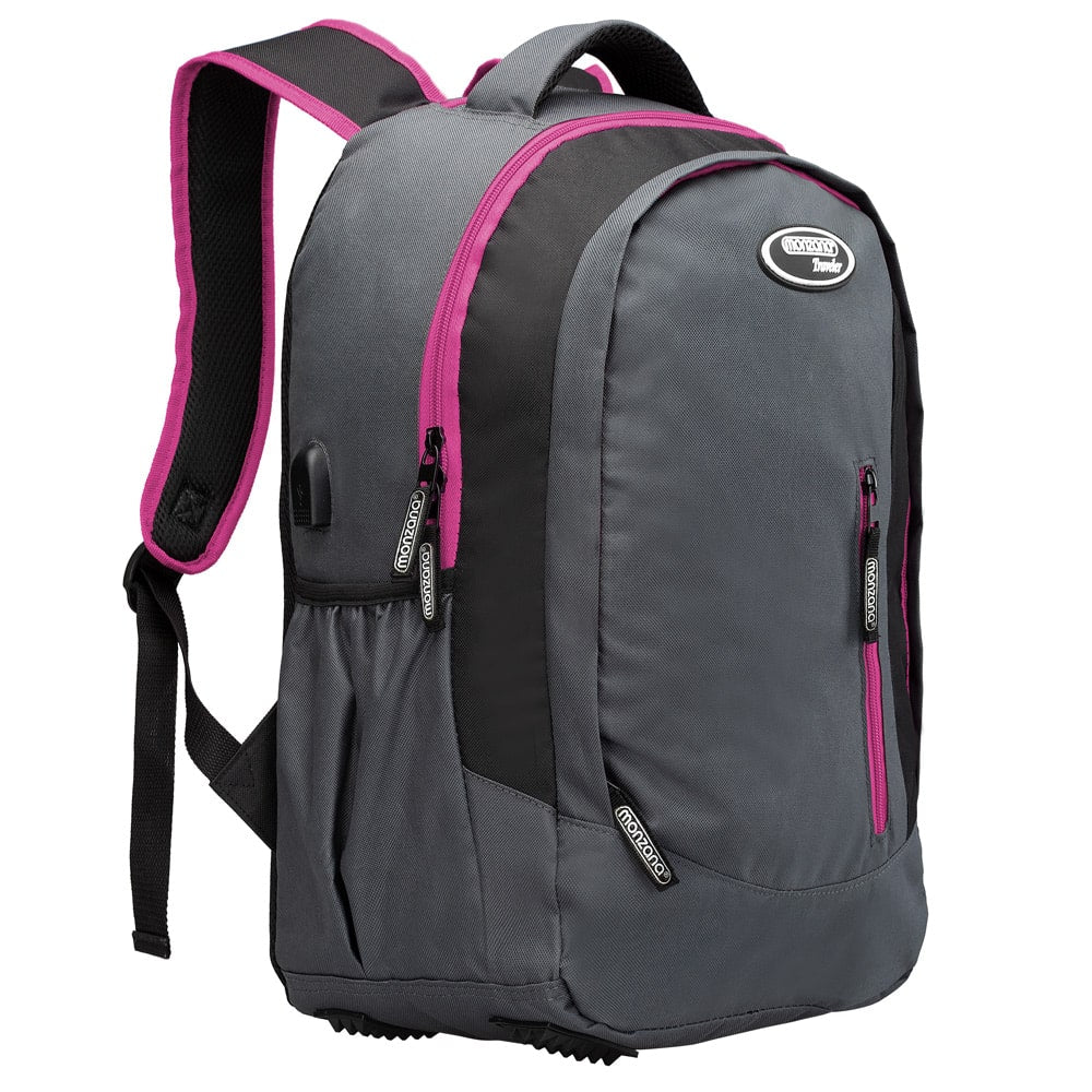 Rygsæk Grå Pink 34l