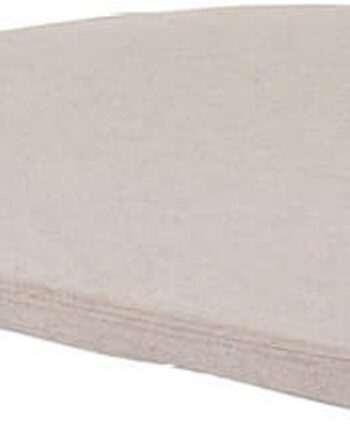 Sædehynde Til Spisestuestol Kristina Dam Bauhaus Beige Stof 48x51x3 Cm