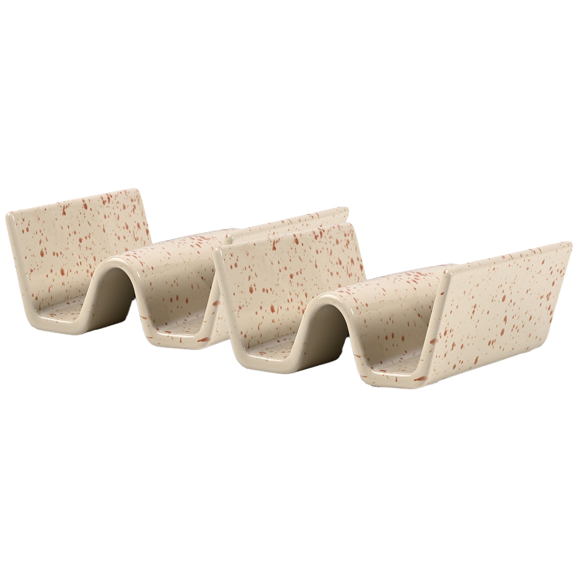 Sagaform Ditte Tacoholder  -pak  Beige Bordeaux