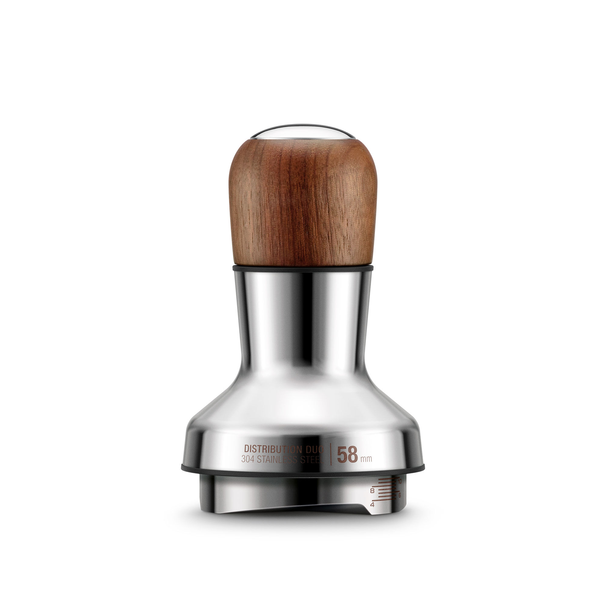 Sage Sea303wlw Tamper Og Fordeliner 58 Mm Valnød