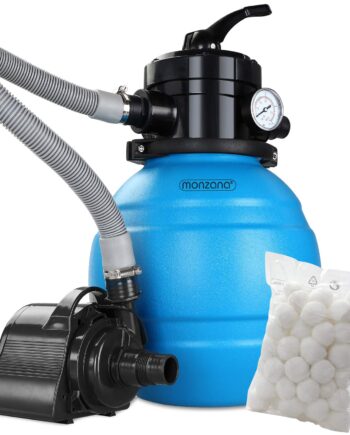 Sandfiltersystem     Mâ   Inkl  320g Filterkugler 2i1 Adapter ø32mm 38mm