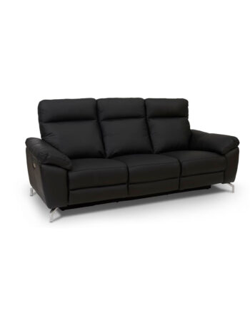Selesta   Pers  Sofa Sort Læder