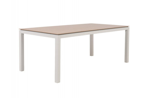 Selma Havebord Silicate 100x200 Cm Gråhvid