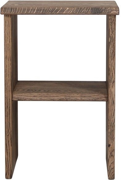 Sengebord House Of Sander Mono   Mørk Egetræ   Natbord Med Hylde 60ã 40ã 30 Cm