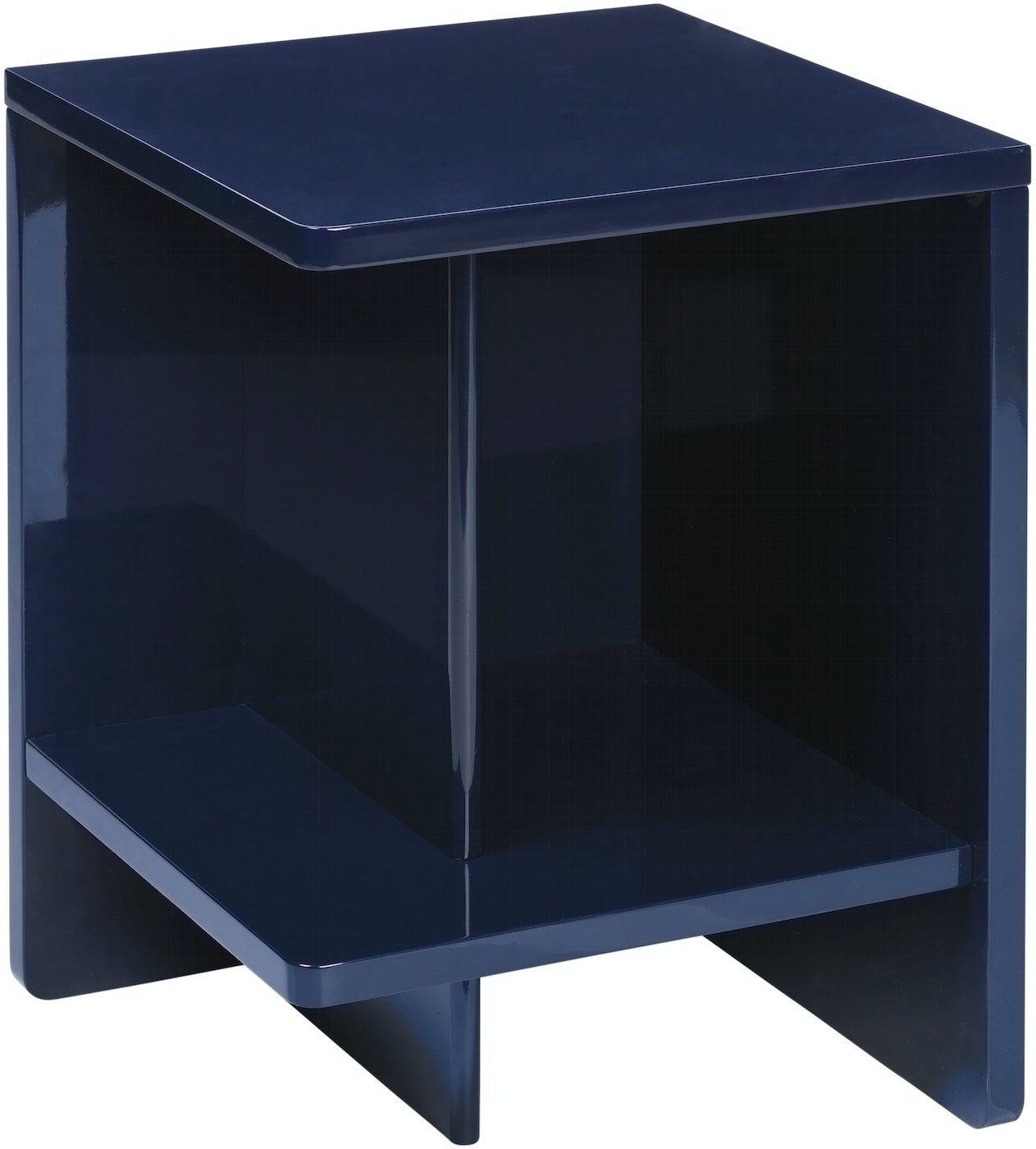 Sengebord Natbord Broste Copenhagen Tenna Blå Mdf H52xb38xd38 Cm
