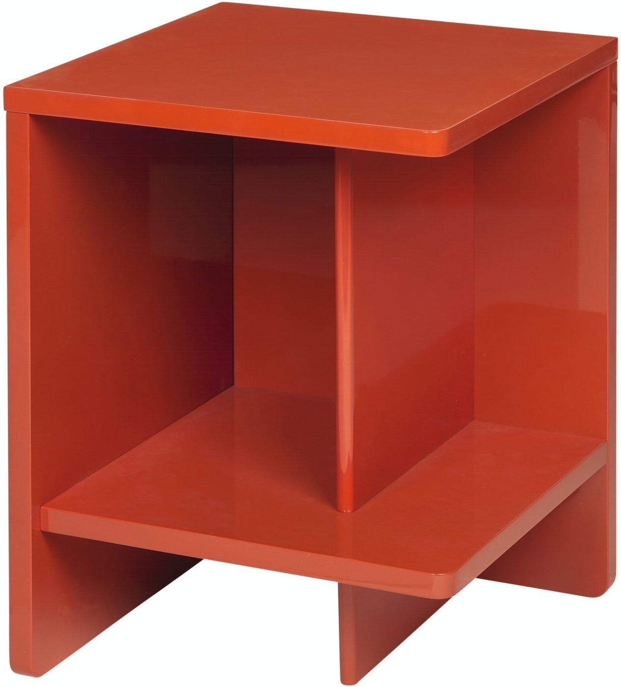 Sengebord Natbord Broste Copenhagen Tenna Rød 52x38x38 Cm