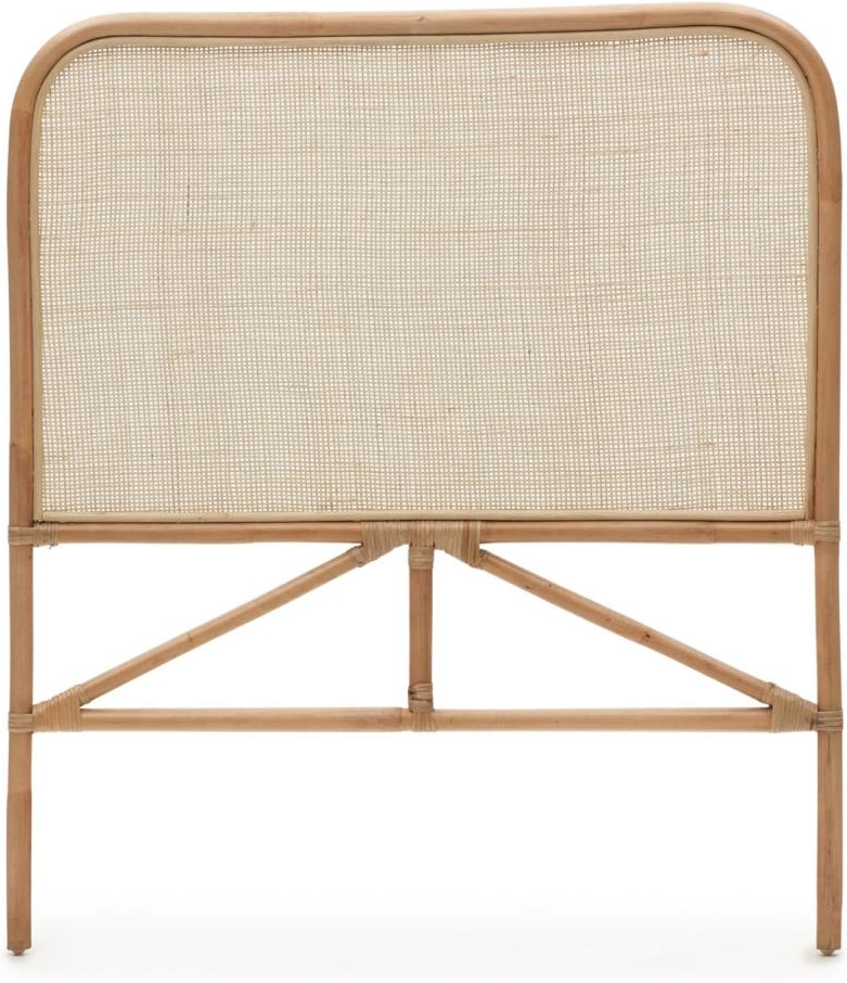 Sengegavl Kave Home Quiterie Håndlavet Naturrattan H110xl98 Cm