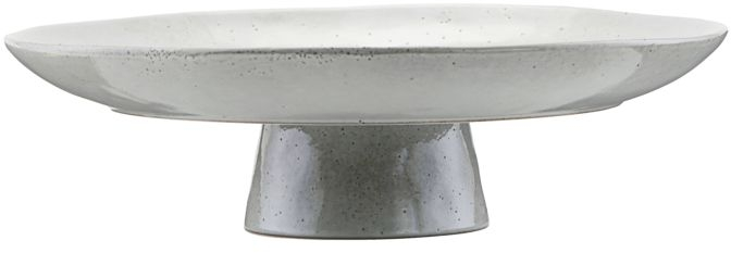 Serverings- Kagefad House Doctor Nurture ø32 Cm Ler Med Gråblå Glasur