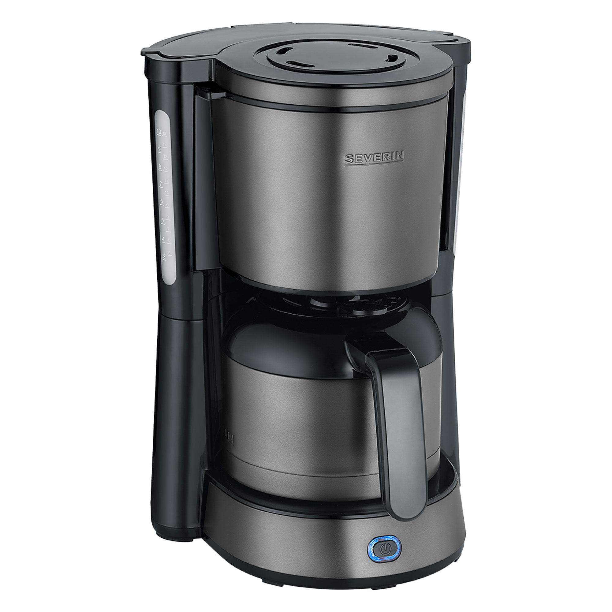 Severin Ka 9343 Kaffemaskine Med Termokande  Dark Inox