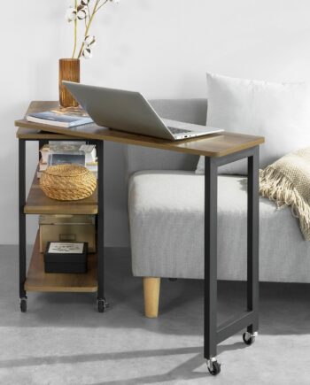 Sidebord Der Kan Svinge Ind Foran Sofaen  133x30x69 Cm