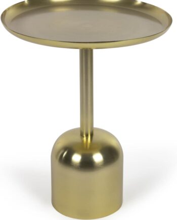 Sidebord Kave Home Adaluz Guld Metal Vintage 47x37x37 Cm