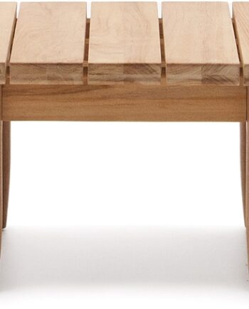Sidebord Kave Home Tirant Udendørs Teak Sofabord 70   70   33 Cm