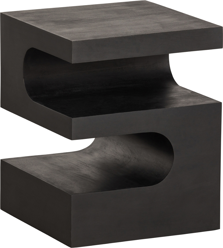 Sidebord Småbord Woood Exclusive Toma   Sort Mangotræ H50ã B40ã D40 Cm