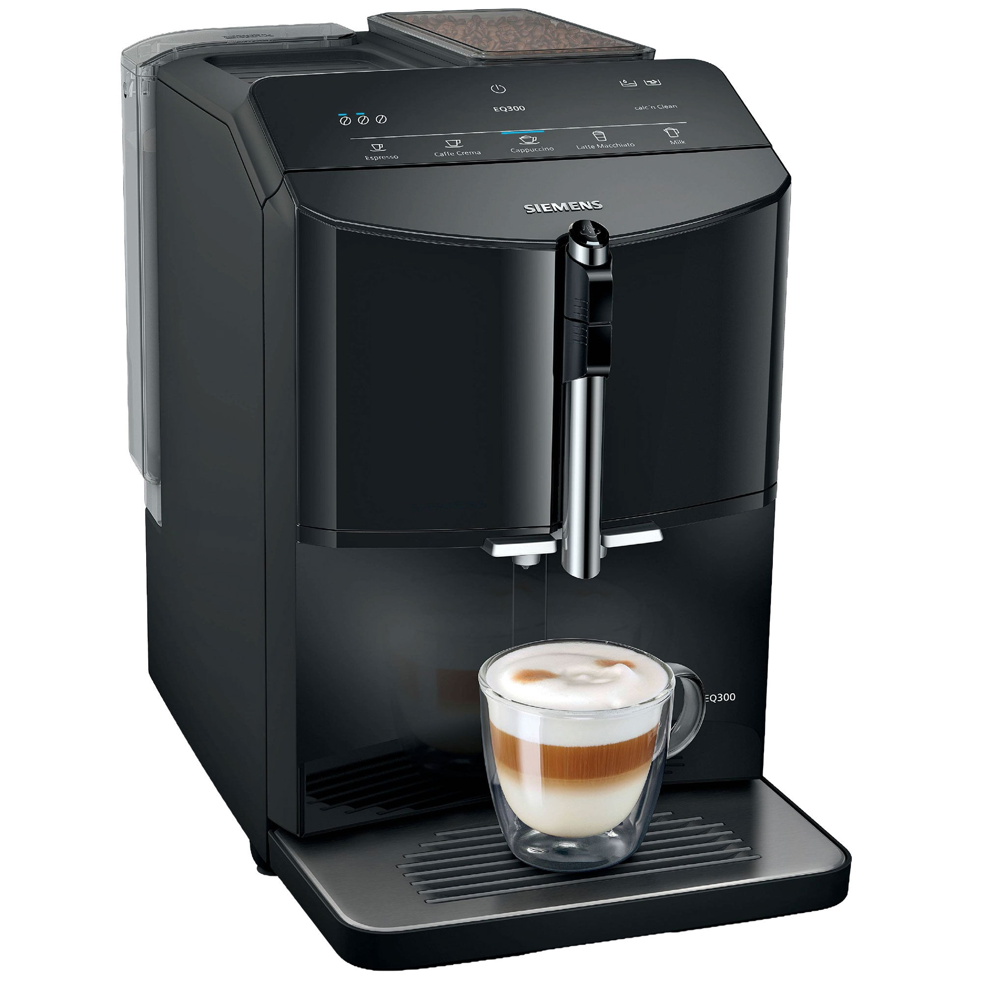 Siemens Eq300 Fuldautomatisk Kaffemaskine  Sort