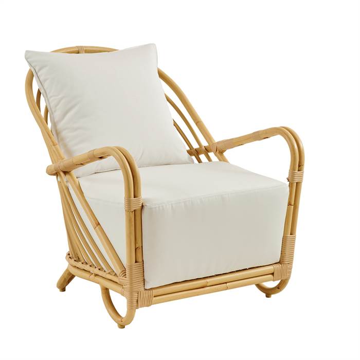 Sika Design Charlottenborg Lænestol Natural Inkl  Hynde   B450 White
