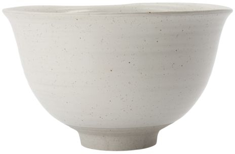 Skål House Doctor Pion Stentøj Grå Hvid ø19 Cm