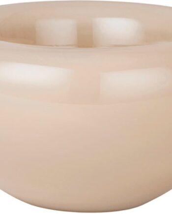Skål Kristina Dam Opal Beige   Glas ø25   H13 Cm