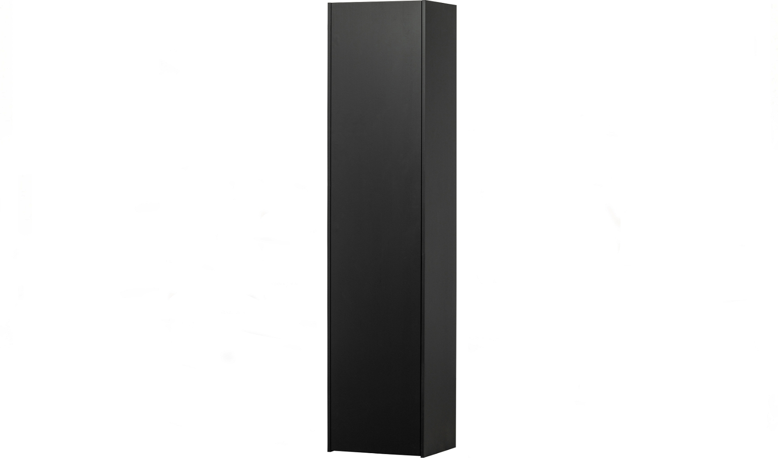 Skab Med Låger Woood Teun Sort   Fsc-certificeret Fyrretræ H188xb35xd44 Cm