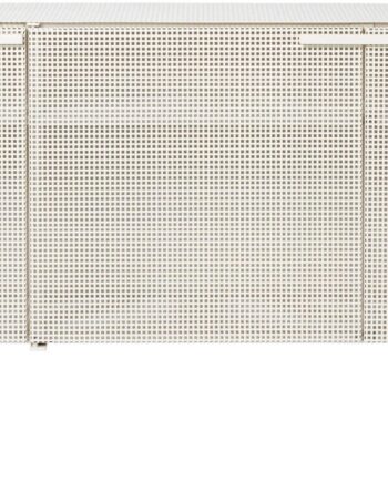 Skænk Kristina Dam Grid   Pulverlakeret Stål Beige 160x36x72 Cm