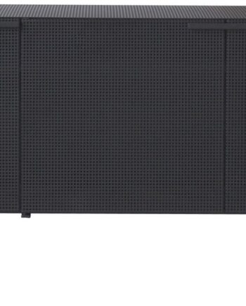 Skænk Kristina Dam Grid Sort Stål 160x36x72 Cm Industrielt Design