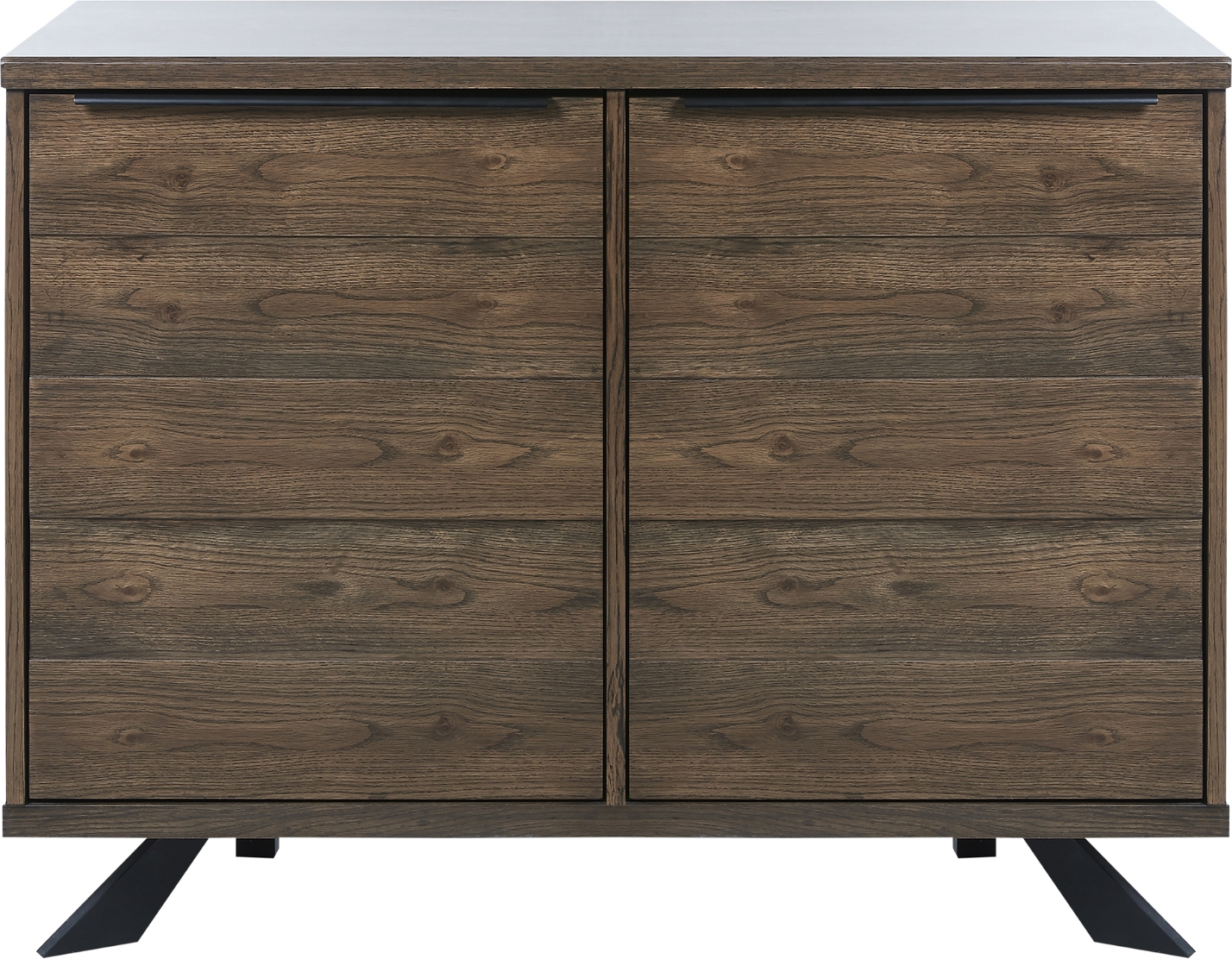 Skænk Nordique Design Arno   Røget Egefinér   Sorte Metalben   B114ã D45ã H85 Cm