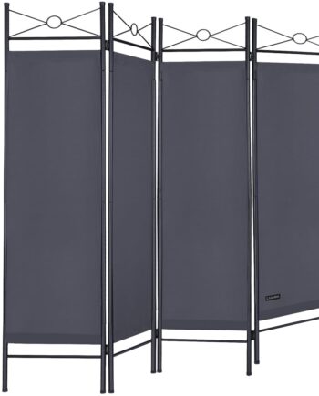 Skærm   Rumdeler Antracit Grå 180x163cm