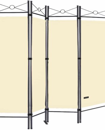 Skærm   Rumdeler  Creme 180x163cm