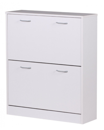 Skoskab Med Vippefunktion  75   87   24 Cm  Hvid
