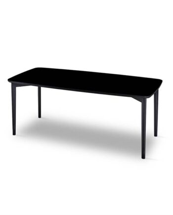 Skovby Sm244   Sm265 Sofabord 130   65 Cm Bordplade: Sort Nano-laminat  : Erling Christensen Møbler