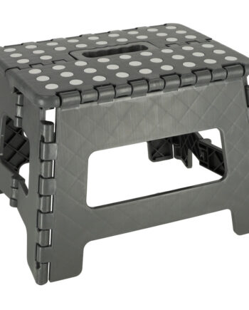 Skridsikker Foldbar Skammel 22 Cm Mørkegrå