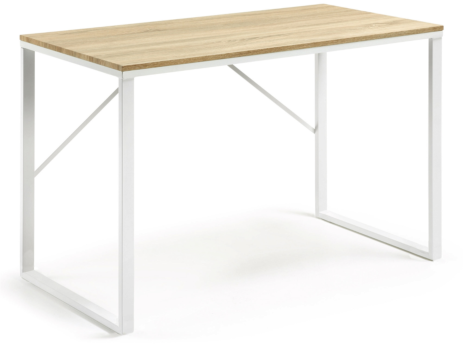 Skrivebord Kave Home Talbot Nordisk Design Natur Hvid 120x60 Cm Til Hjemmekontor