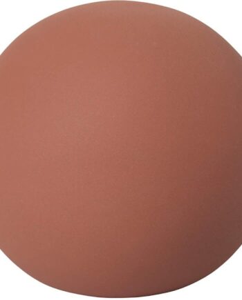 Skulptur Pyntegenstand Kristina Dam Globe Terracotta Orange ø23   H22 Cm
