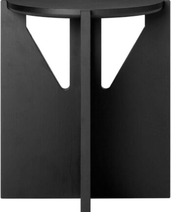Småbord Sidebord Kristina Dam Simple Sort Egetræ L75x36x42 Cm