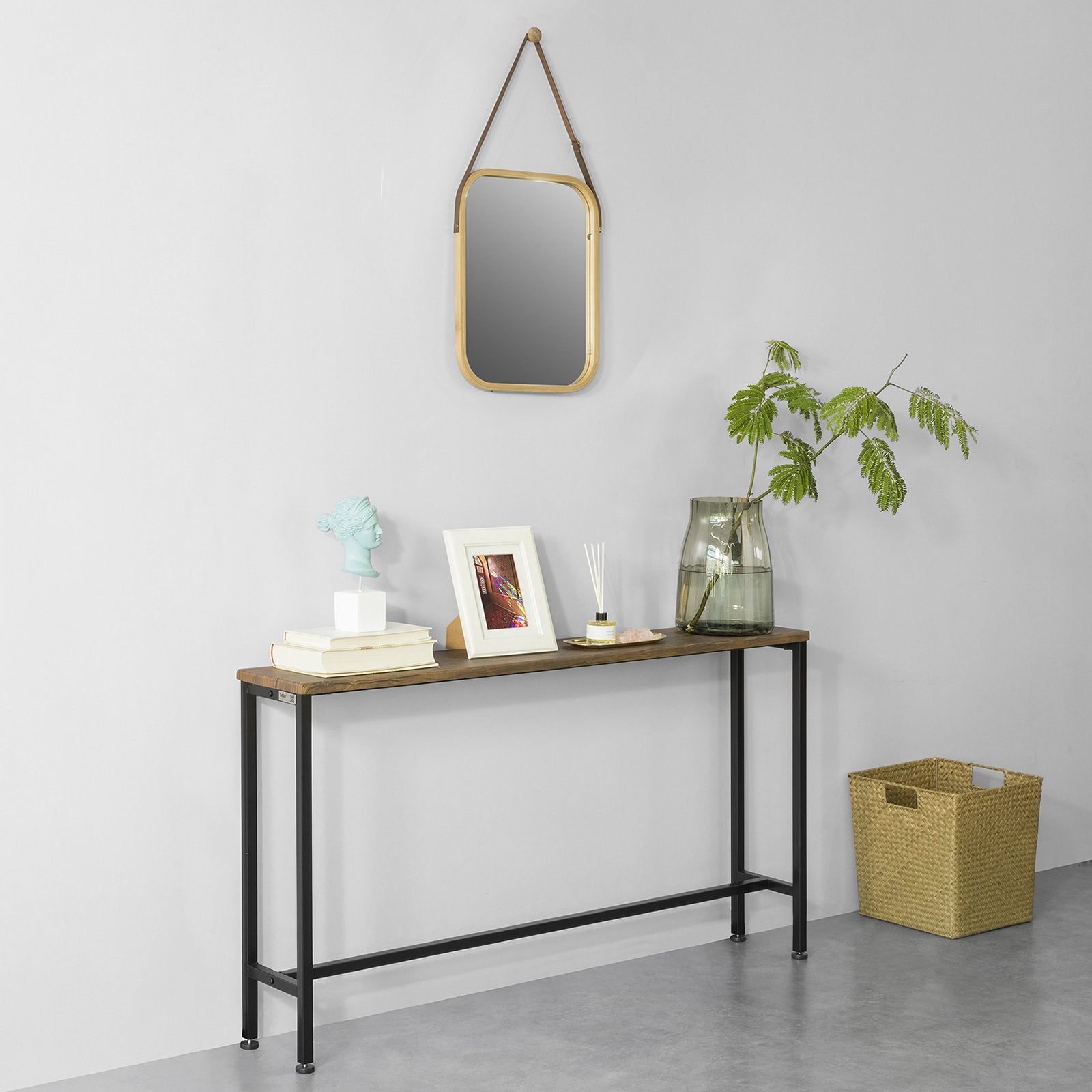 Smalt Konsolbord   Vintage-look  120   65   20 Cm  Brun