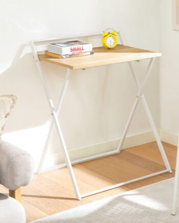 Smart Foldebord   Skrivebord  63   45   77 Cm  Naturfarvet