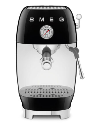 Smeg Manuel Espressomaskine Med Cold Brew  Sort