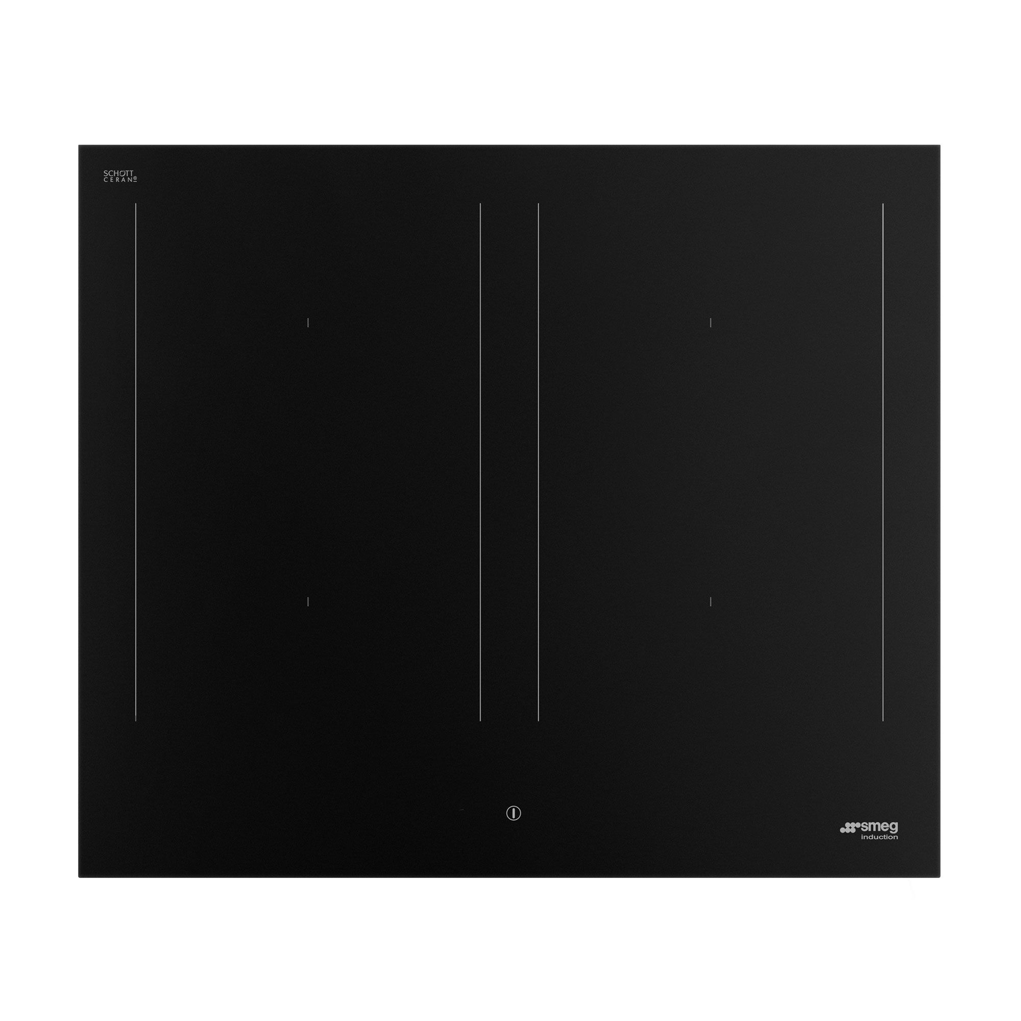 Smeg Sim3644n Induktionskogeplade 60 Cm Med Evo Slider Zoner