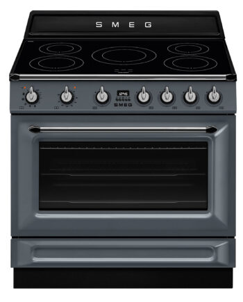 Smeg Tr90ipgr Victoria Induktionskomfur Med Pyrolyse 90 Cm  Grå