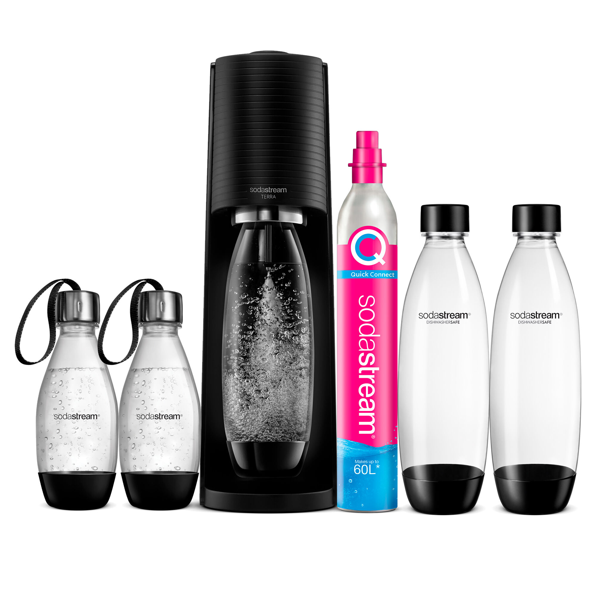 Sodastream Terra Kulsyremaskine Gigapack  Sort