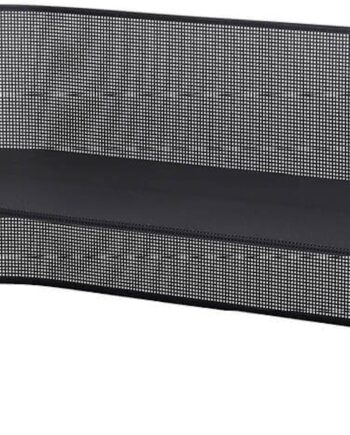 Sofabænk Kristina Dam Bauhaus Loungesofa   Rustfrit Stål Sort 170x64x67 Cm