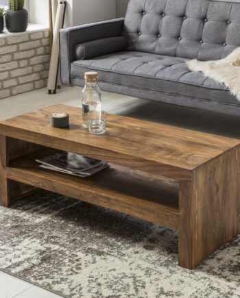 Sofabord   Massivt Træ  110x45x40 Cm