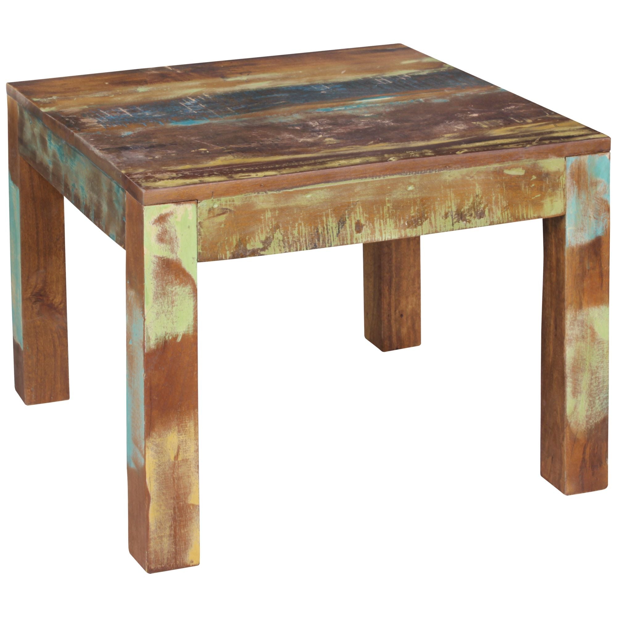 Sofabord ægte Træ Shabby Chic Look 60 47 60 Cm