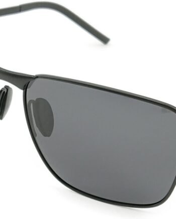 Solbrille Kaleu Drift Unisex Sort Uv400 Polariserede Linser Alloy Inkl  Etui H4 6ã B12   Cm
