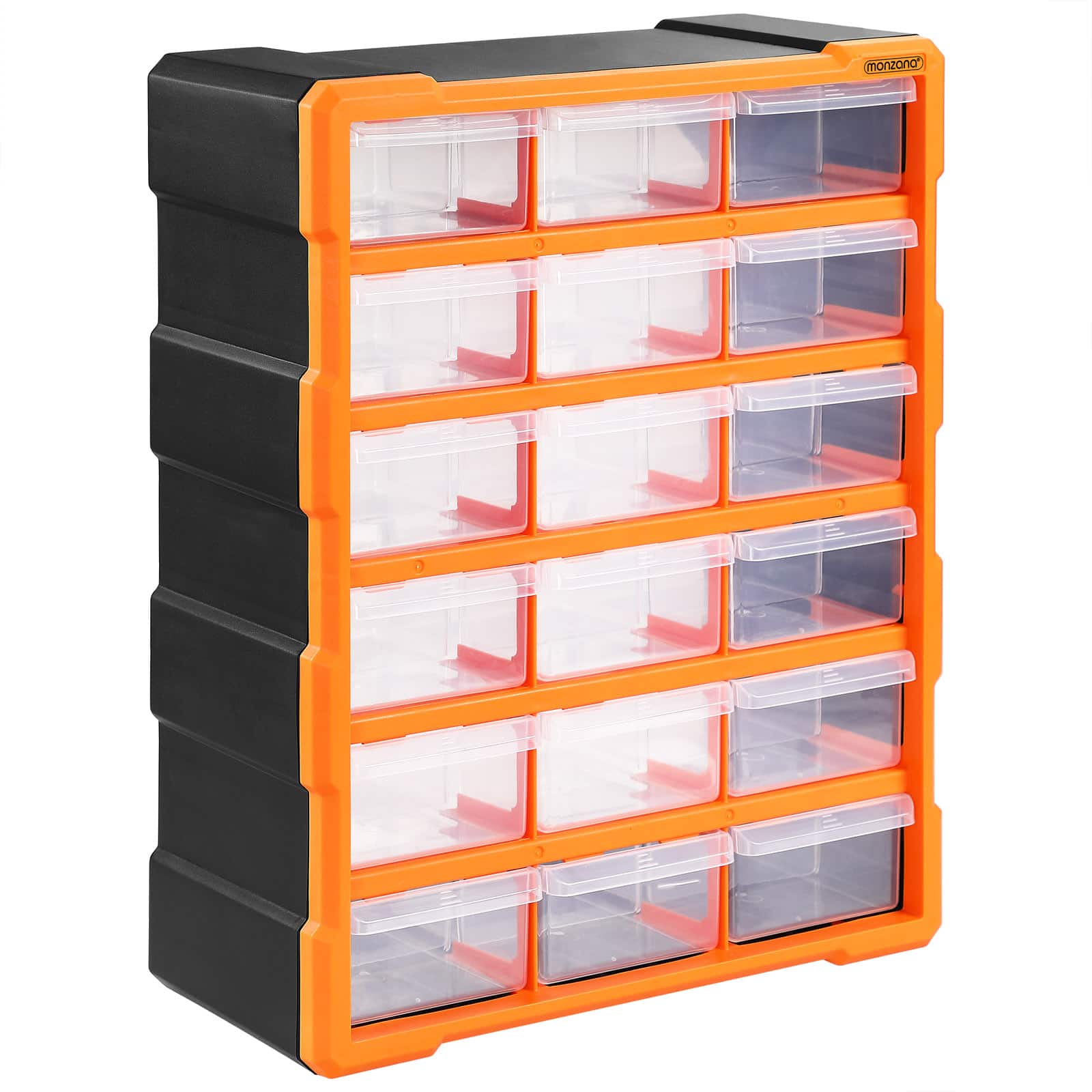 Sortimentskasse Mw1506 18 Skuffer 47 5x38x16cm Skillevægge Op Til 36 Rum Værkstedsorteringskasse Sorteringskasse Smådelemagasin