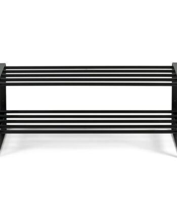 Spinder Design Rektangulær Rex Skohylde       Hylder Sort Stål