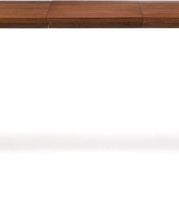 Spisebord Med Udtræk Arlen Kave Home 200x95 Cm Valnødefinish Mdf Egetræ