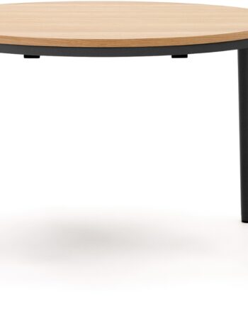 Spisebord Med Udtræk Udtræksbord Kave Home Montuiri 120x2002x40 Natur Sort Mdf   Stål